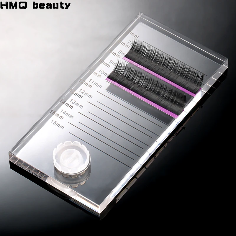 Eyelash Extension Repair - Acrylic Lash Tile with Glue Cup,