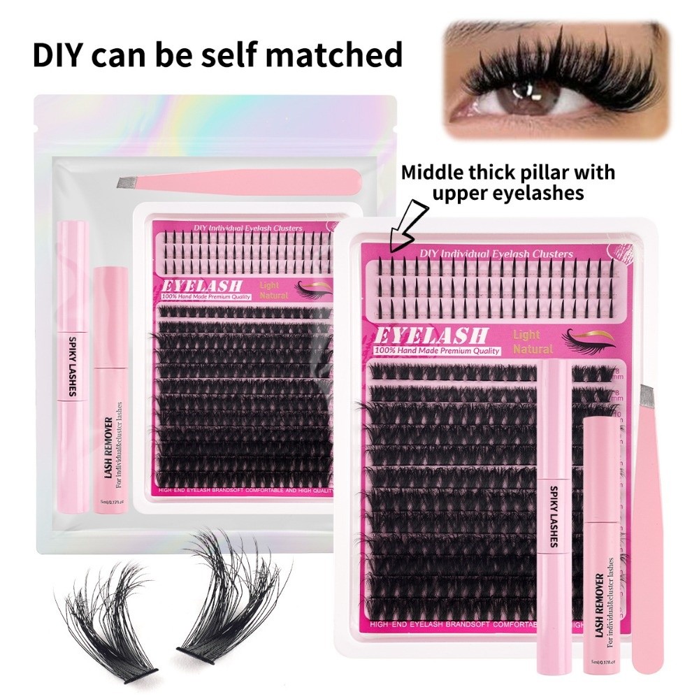 Eyelash Extension Natural Look - 8-18mm Length False Eyelashes Bond and