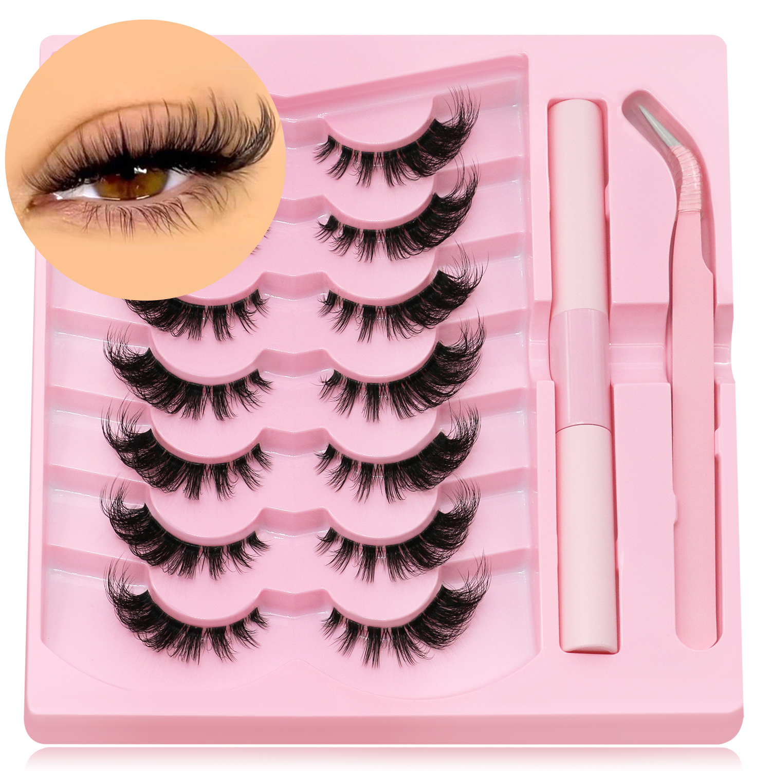 DIY lash clusters set Extensio - огляд і ціна Eyelash Extension Cat Eye