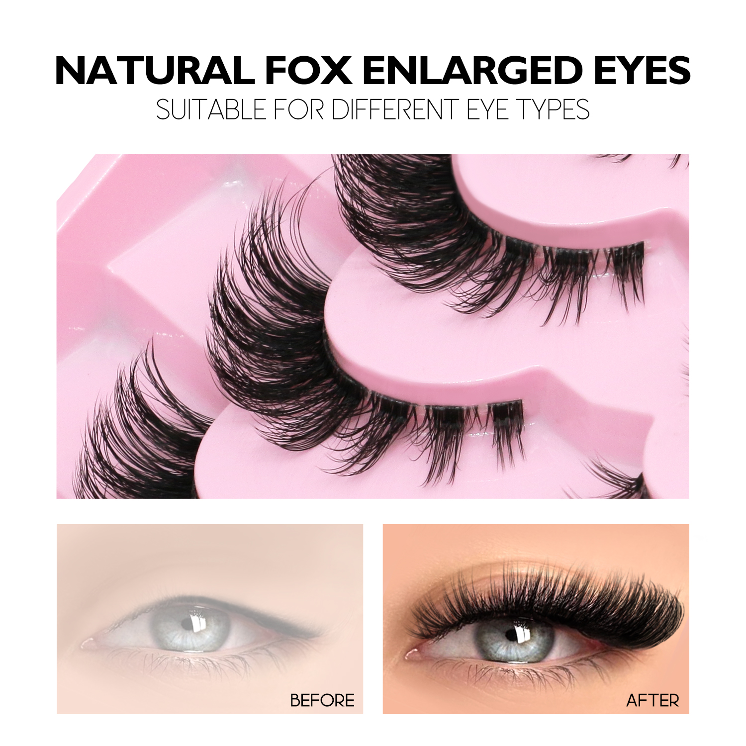 DIY lash clusters set Extensio - огляд і ціна Eyelash Extension Cat Eye