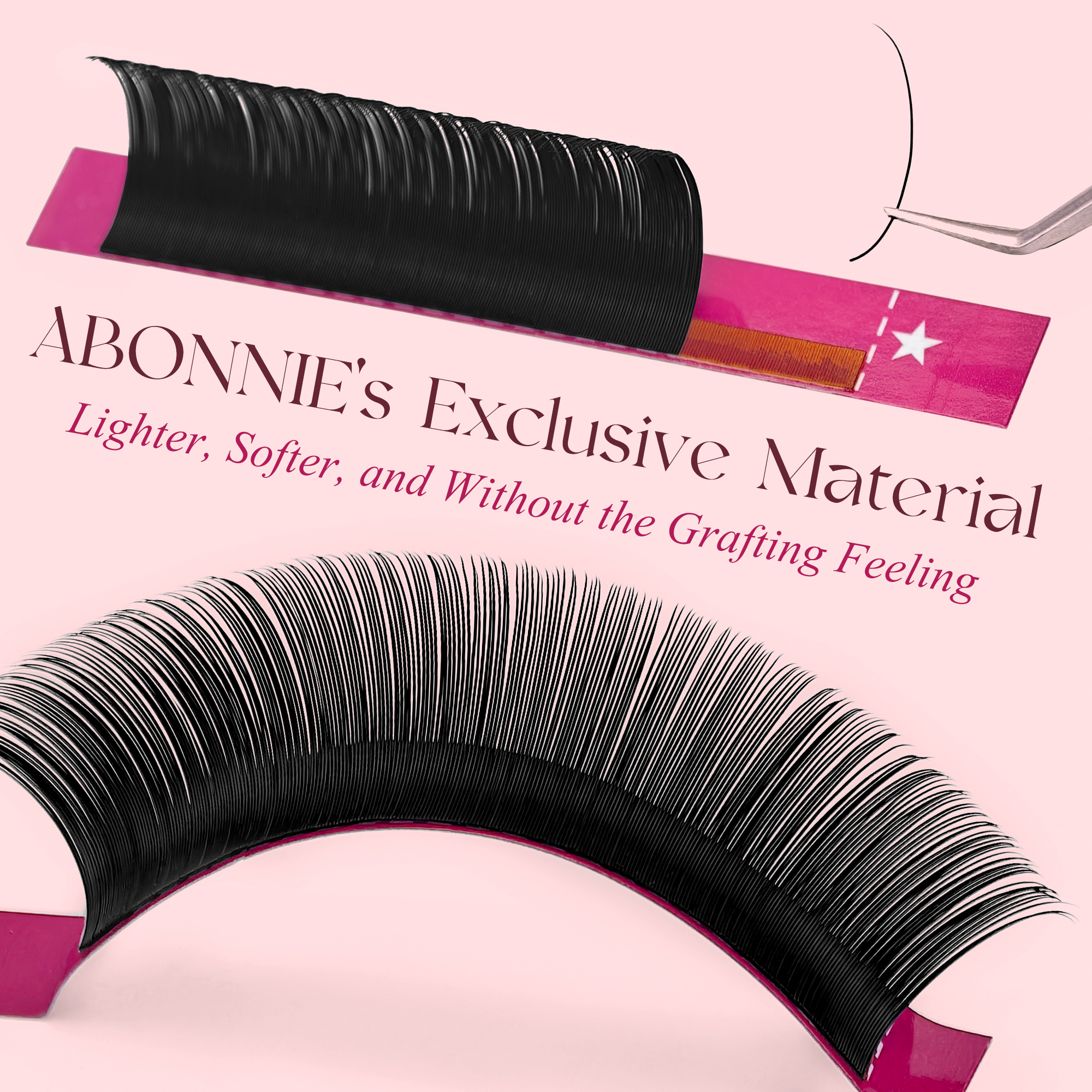 ABONNIE Lash Extensions Super  - огляд і ціна Eyelash Extension Supernatural