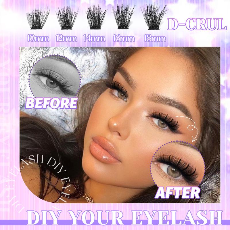 New Lashes Cluster DIY Lash Ex - огляд і ціна Eyelash Extension Natural