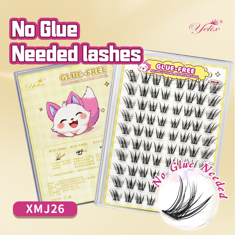Yelix Fox-style Side Flying Ey - огляд і ціна Eyelash Extension Natural Look