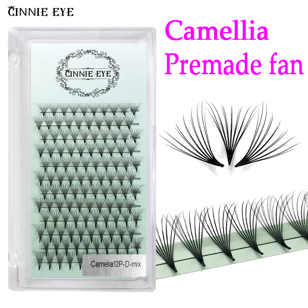 New Camellia Premade Volume Fa - огляд і ціна Eyelash Extension Cat Eye