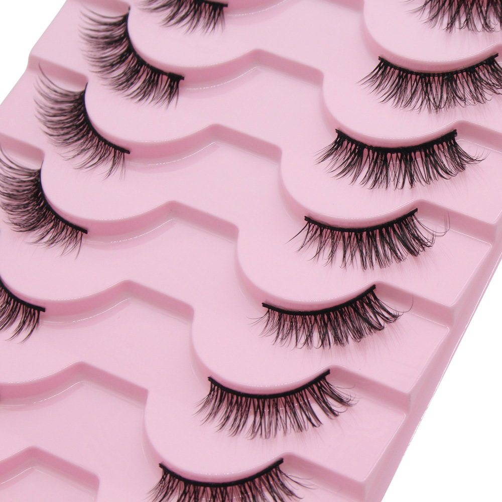 Moonlily 10 Pairs Half Eyelash - огляд і ціна Eyelash Extension Cat Eye