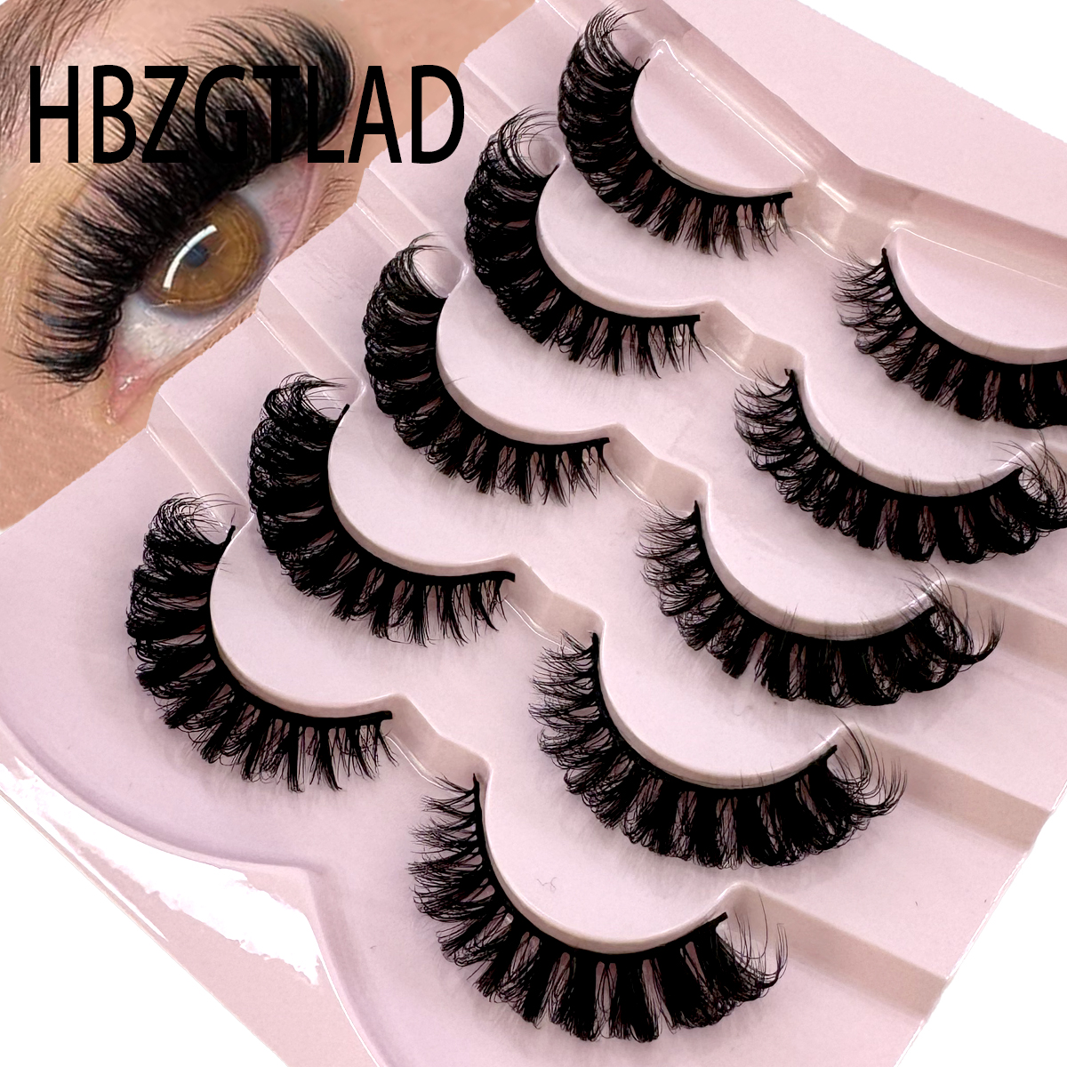HBZGTLAD 3D natural cat eye fl - огляд і ціна Eyelash Extension Cat Eye