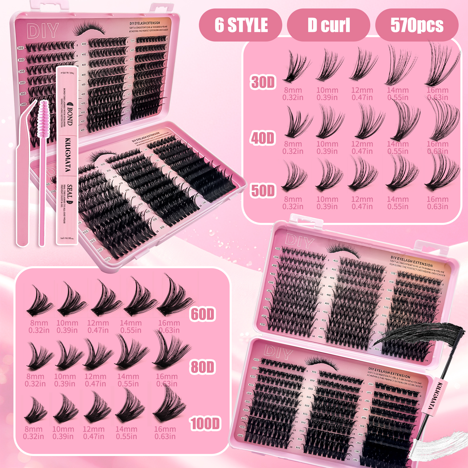 600pcs Individual Eyelash Exte - огляд і ціна Eyelash Extension Equipment