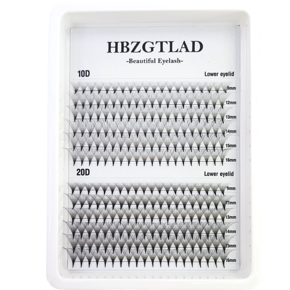 10/20D Front Fans Super Fluffy - огляд і ціна Eyelash Extension Supernatural