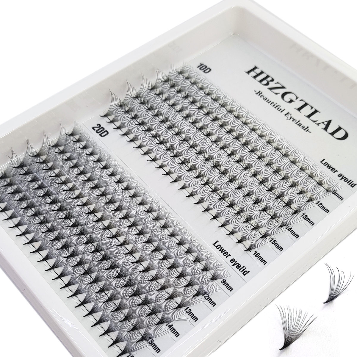 10/20D Front Fans Super Fluffy - огляд і ціна Eyelash Extension Supernatural