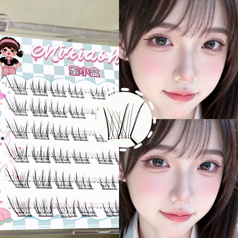 Mixiaohe Glue Free Straight La - огляд і ціна Eyelash Extension Natural
