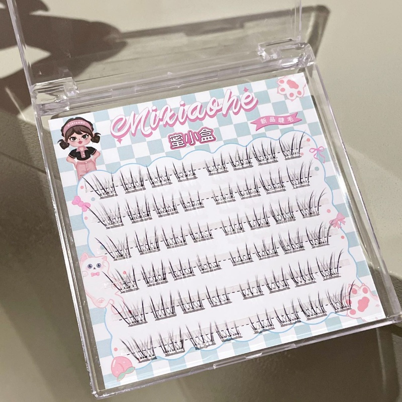 Mixiaohe Glue Free Straight La - огляд і ціна Eyelash Extension Natural