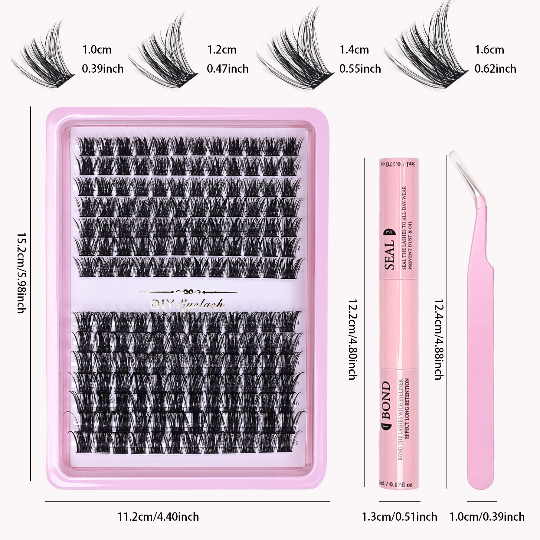 168pcs DIY Eyelash Extension K - огляд і ціна Eyelash Extension Equipment