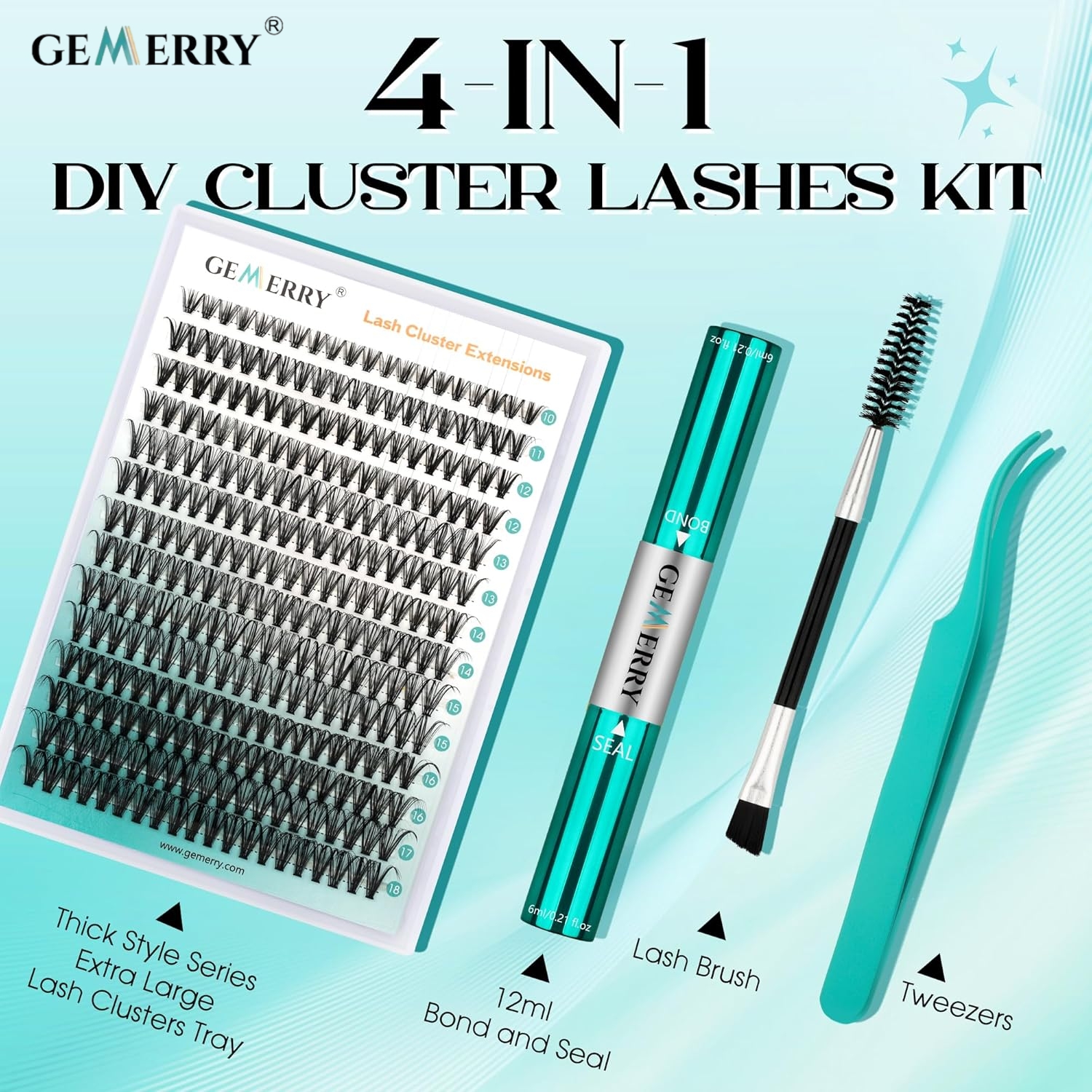 GEMERRY Heat Cluster Individua - огляд і ціна Eyelash Extension Repair