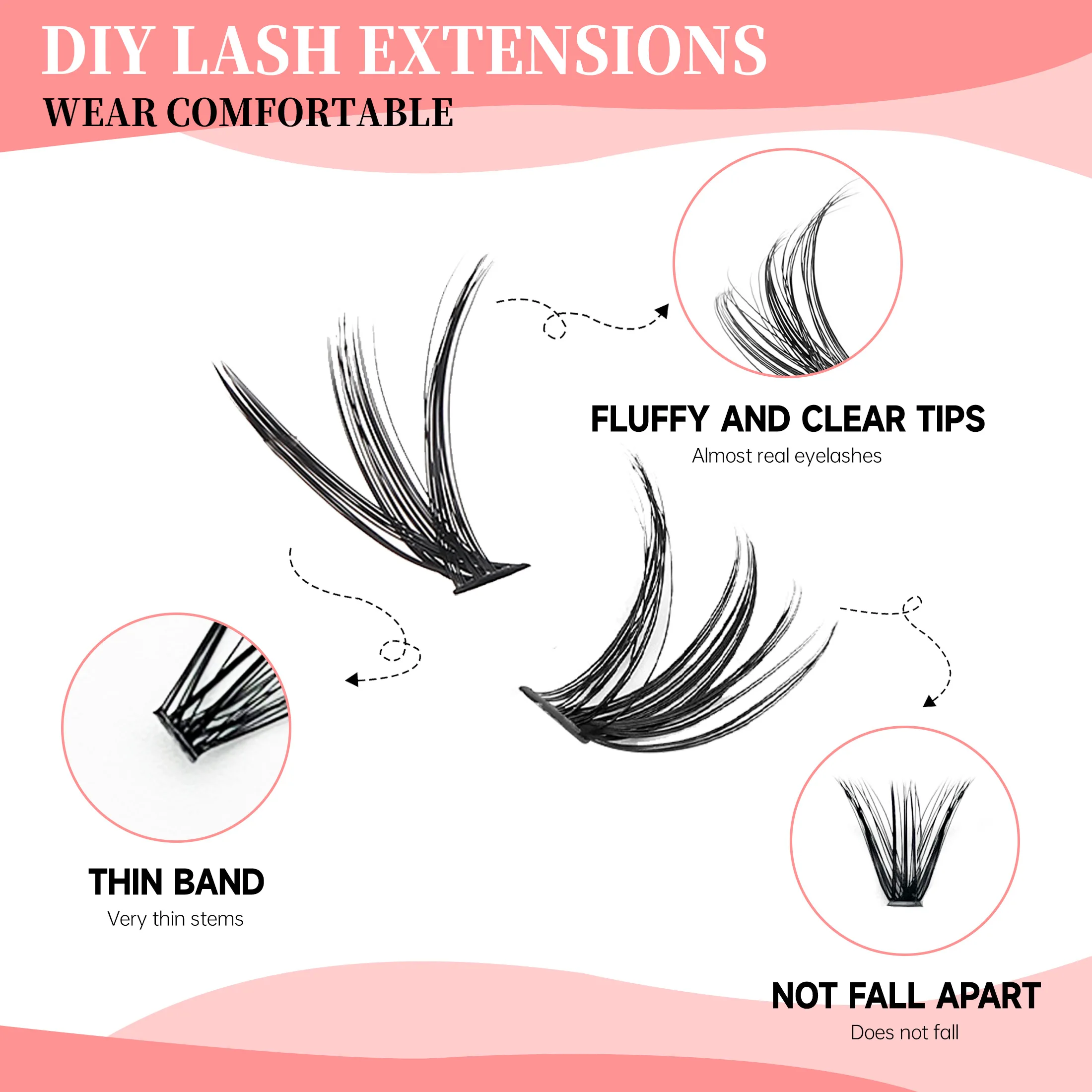 DIY Cluster Extension Lashes K - огляд і ціна Eyelash Extension Equipment