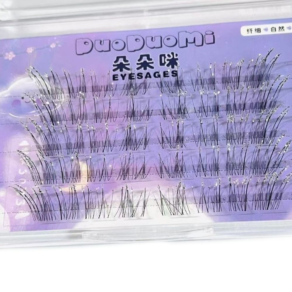 Shining Rhinestone Individual  - огляд і ціна Eyelash Extension Natural Look