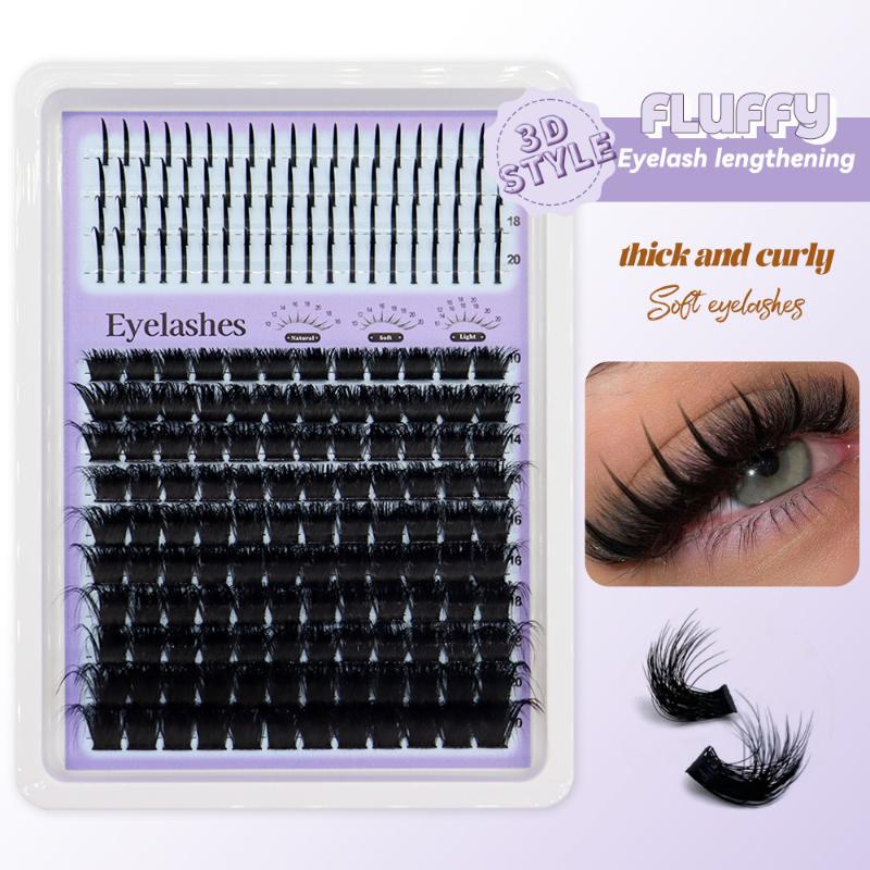 14 Rows Lash Clusters Spikes E - огляд і ціна Eyelash Extension Natural