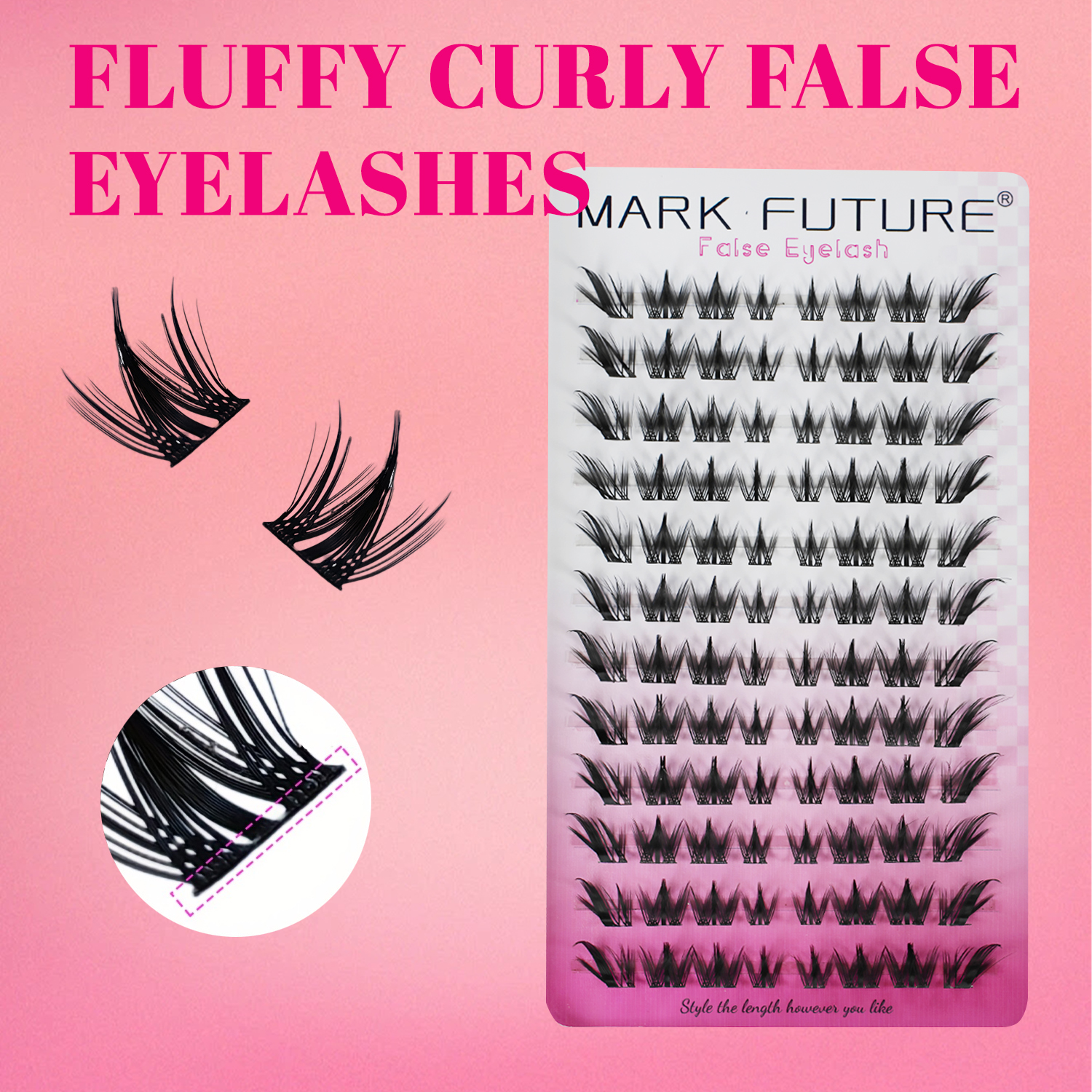 192 Pieces of False Eyelashes, - огляд і ціна Eyelash Extension Cat Eye