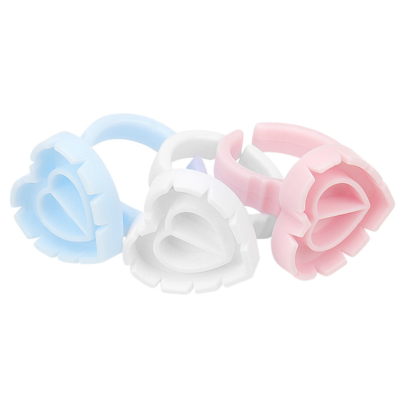 100Pcs Disposable Glue Ring Ho - огляд і ціна Eyelash Extension Repair