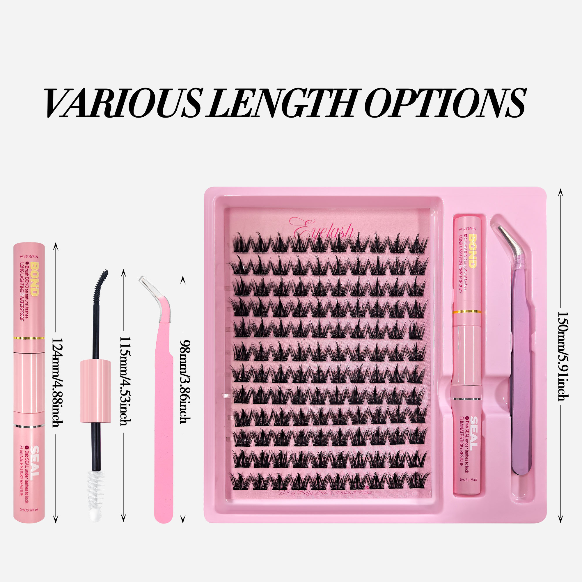 120 Clusters DIY Eyelash Exten - огляд і ціна Eyelash Extension Cat Eye