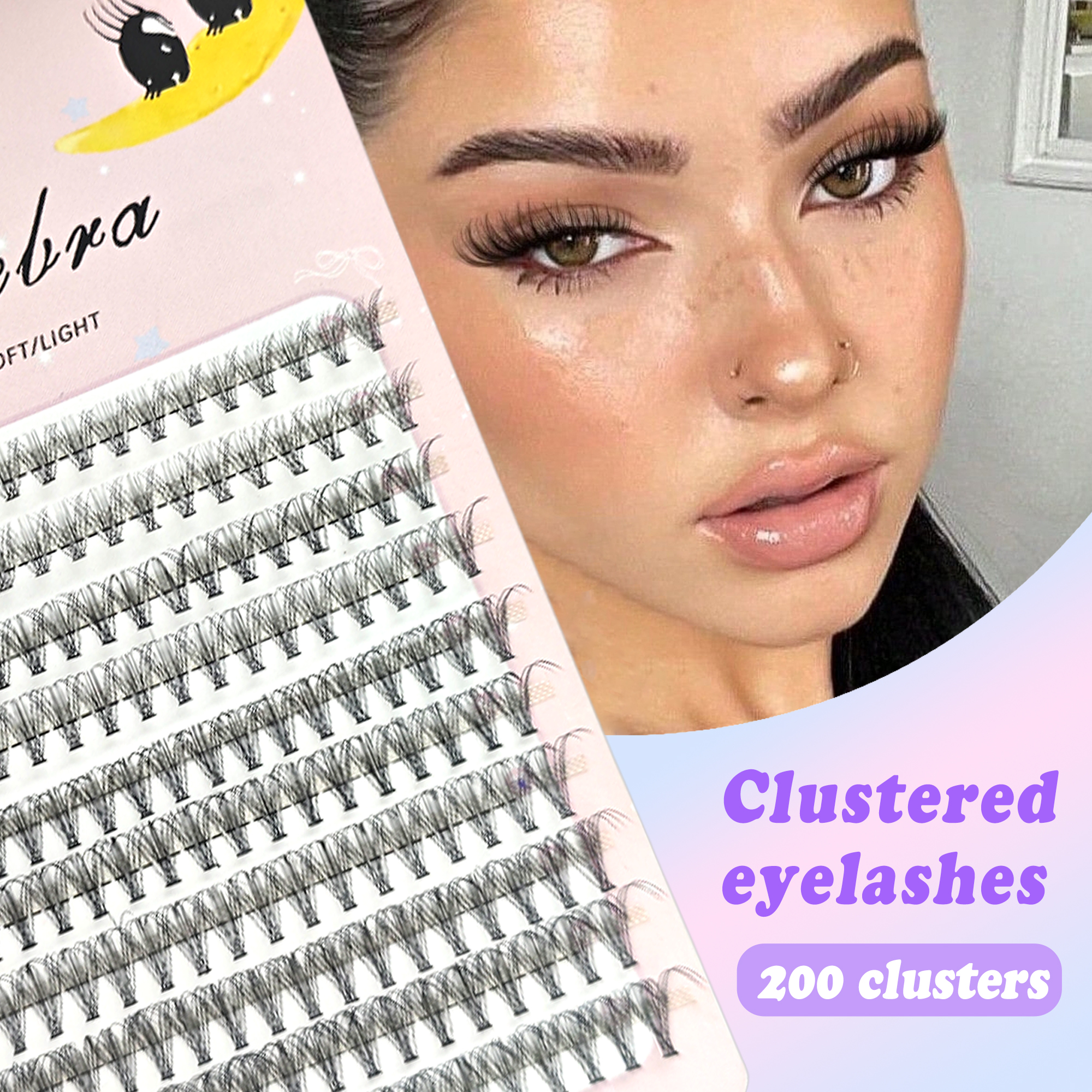 Individual Lashes Cluster D Cu - огляд і ціна Eyelash Extension Supernatural