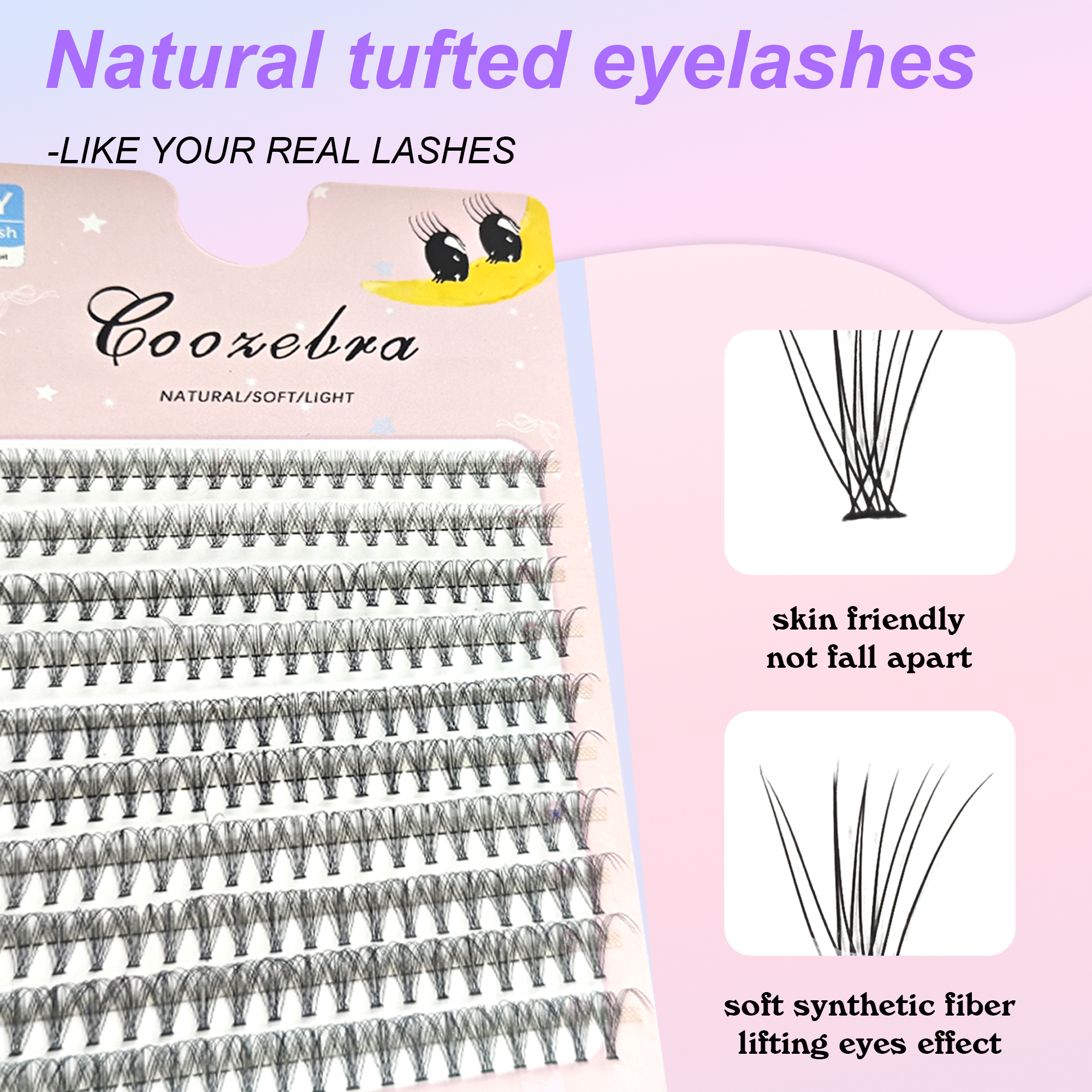 Individual Lashes Cluster D Cu - огляд і ціна Eyelash Extension Supernatural