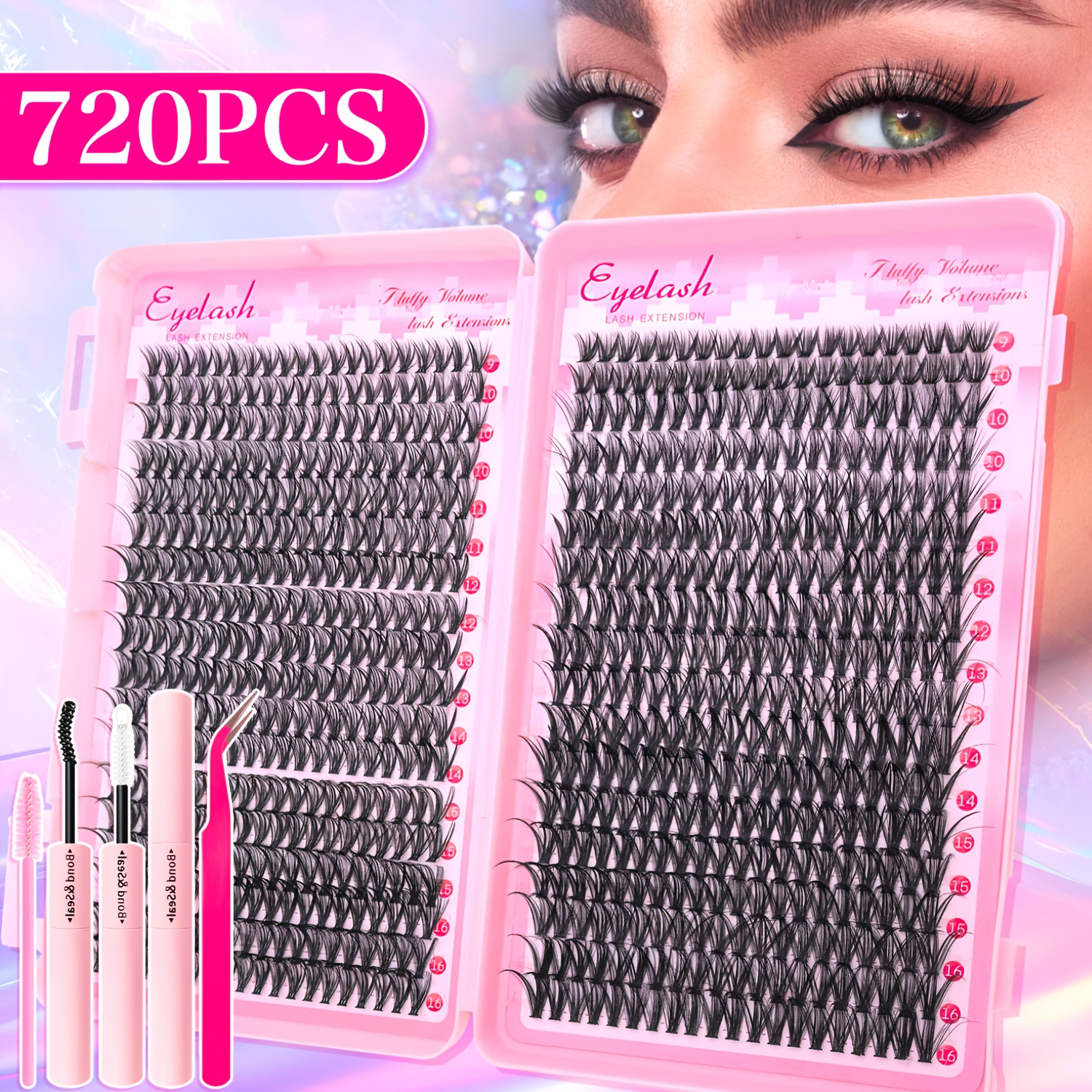 720/200pcs eyelash Extension K - огляд і ціна Eyelash Extension Equipment