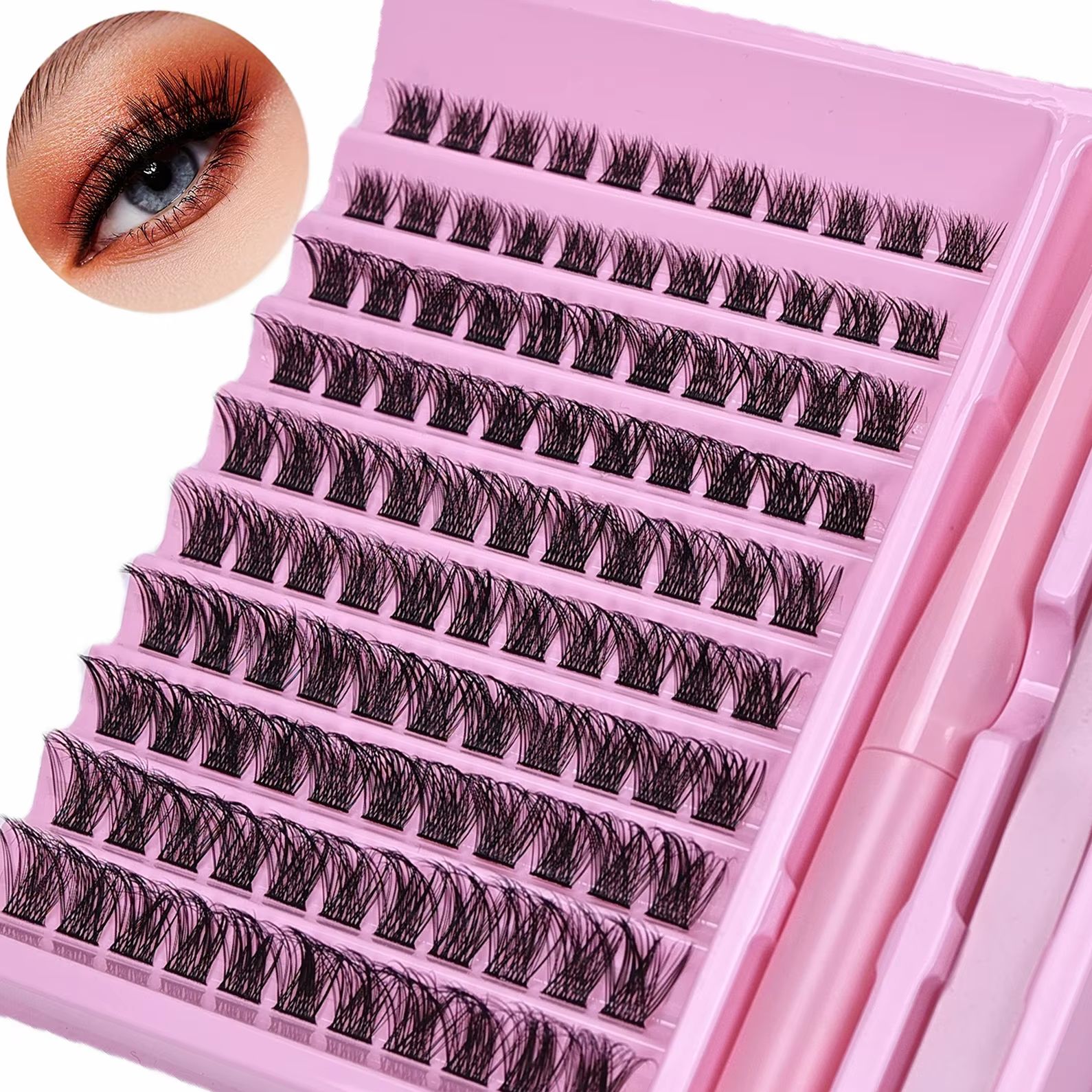 DIY Lash Clusters Extension Ki - огляд і ціна Eyelash Extension Equipment