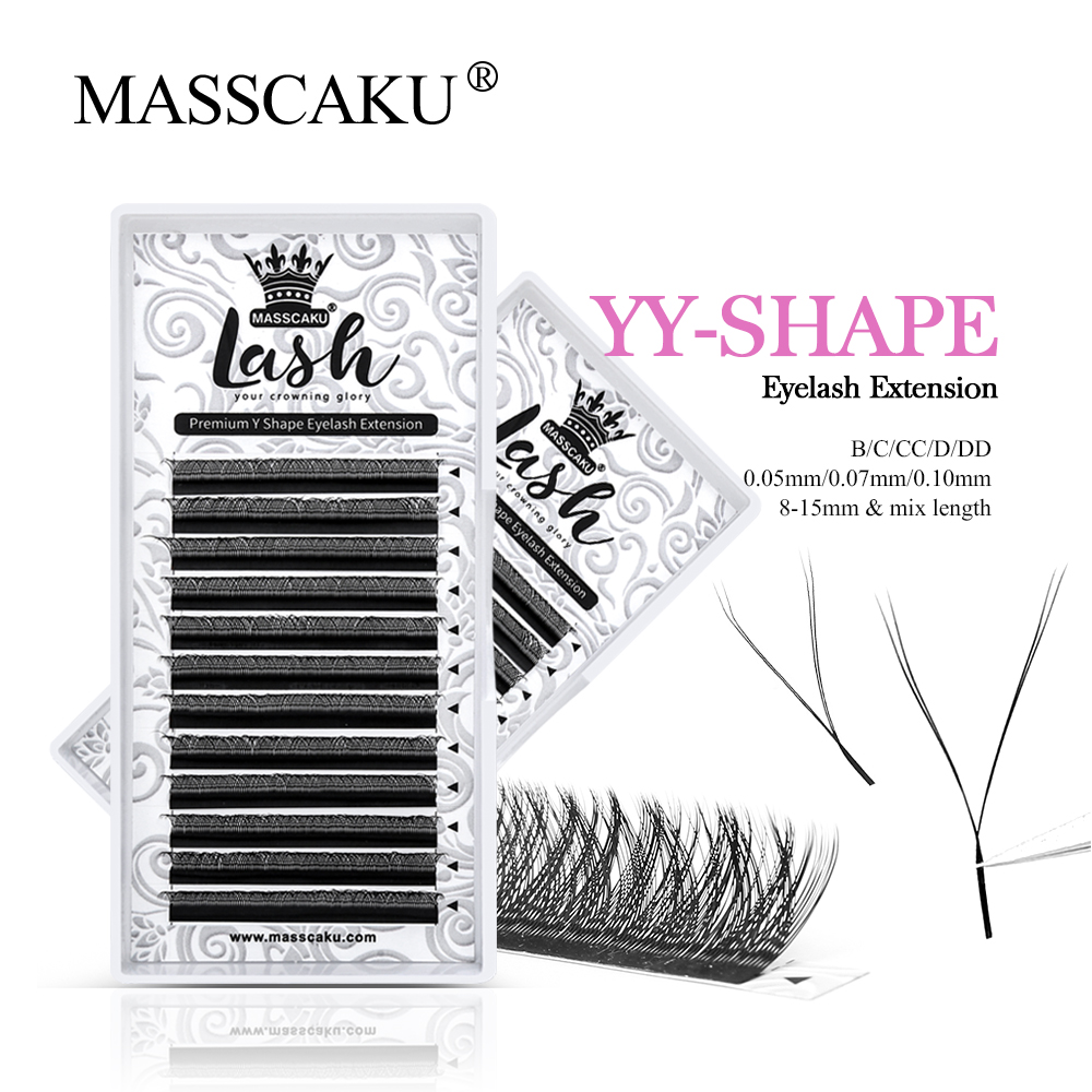 MASSCAKU Hand Woven YY Design  - огляд і ціна Eyelash Extension Supernatural