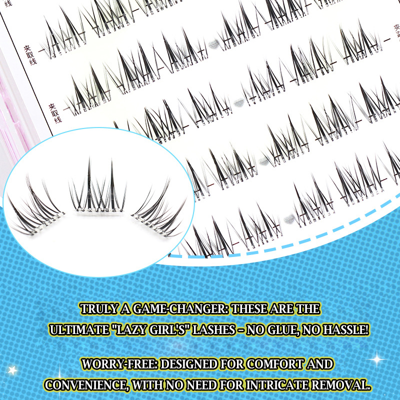 No Glue Eyelashes ”No-Band“Glu - огляд і ціна Eyelash Extension Supernatural