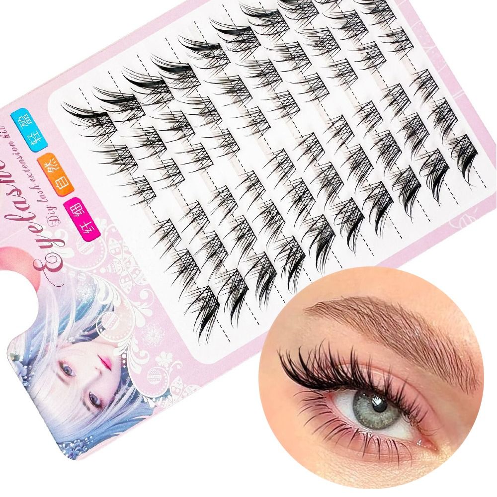3D Cat Eye Clusters Lashes Nat - огляд і ціна Eyelash Extension Cat Eye