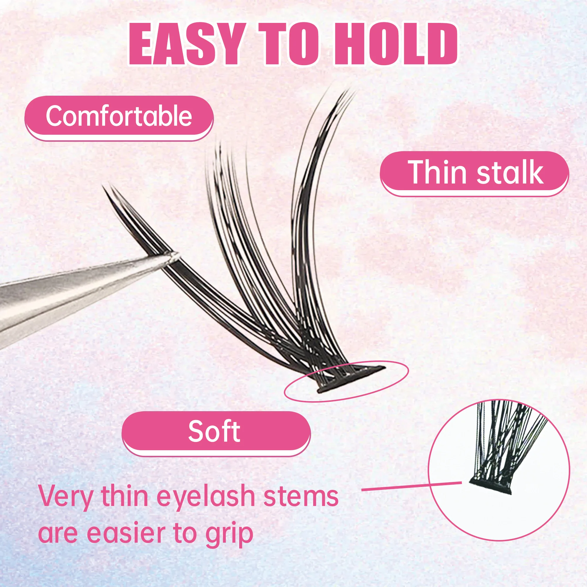 Eyelashes 200 PCS Clusters Las - огляд і ціна Eyelash Extension Repair