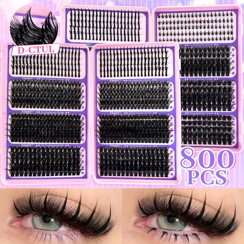 DIY Cluster Lashes Mixed Tray  - огляд і ціна Eyelash Extension Natural