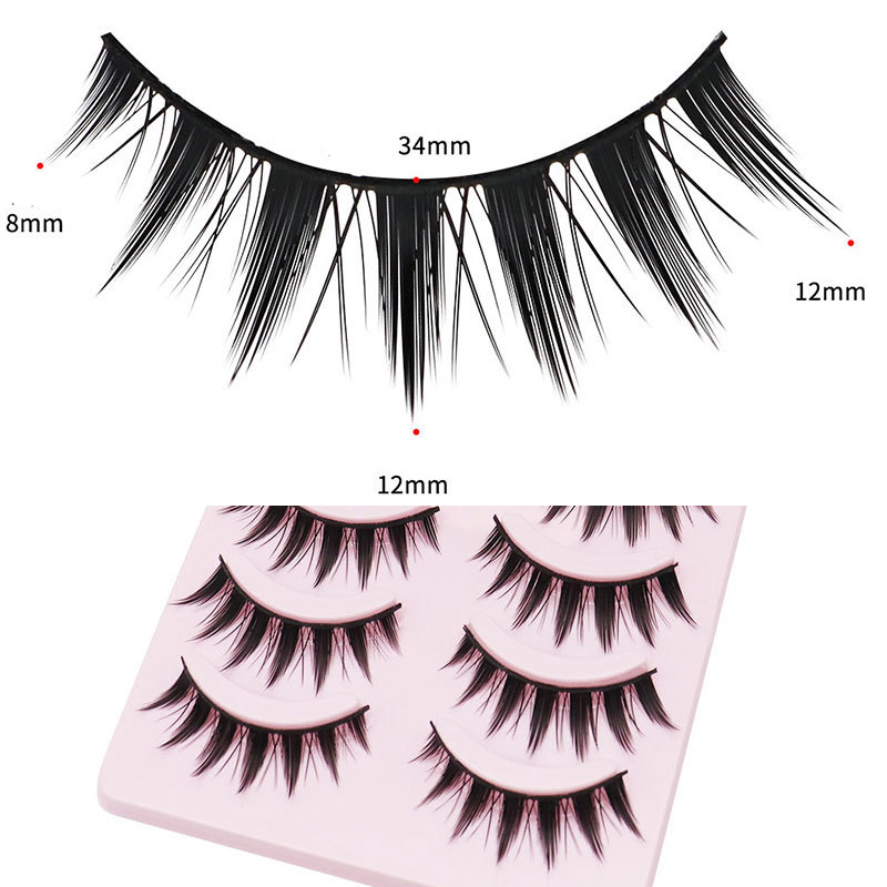 Hot Selling Makeup 5 Pairs Nat - огляд і ціна Eyelash Extension Cat Eye