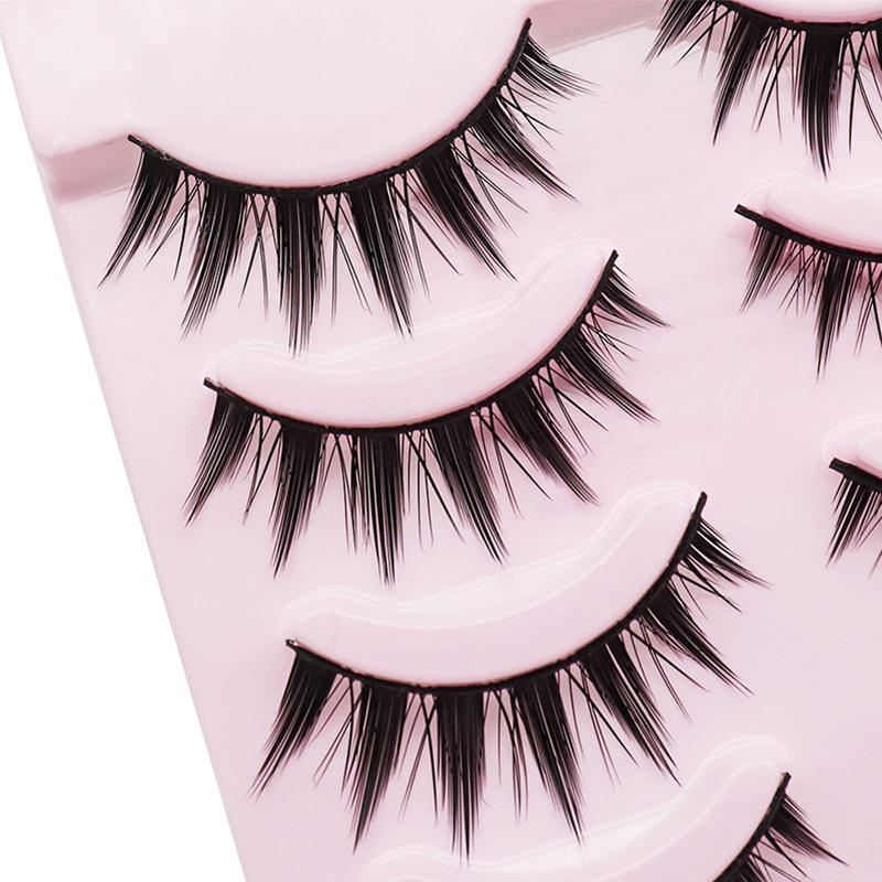 Hot Selling Makeup 5 Pairs Nat - огляд і ціна Eyelash Extension Cat Eye