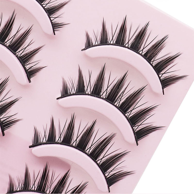 Hot Selling Makeup 5 Pairs Nat - огляд і ціна Eyelash Extension Cat Eye