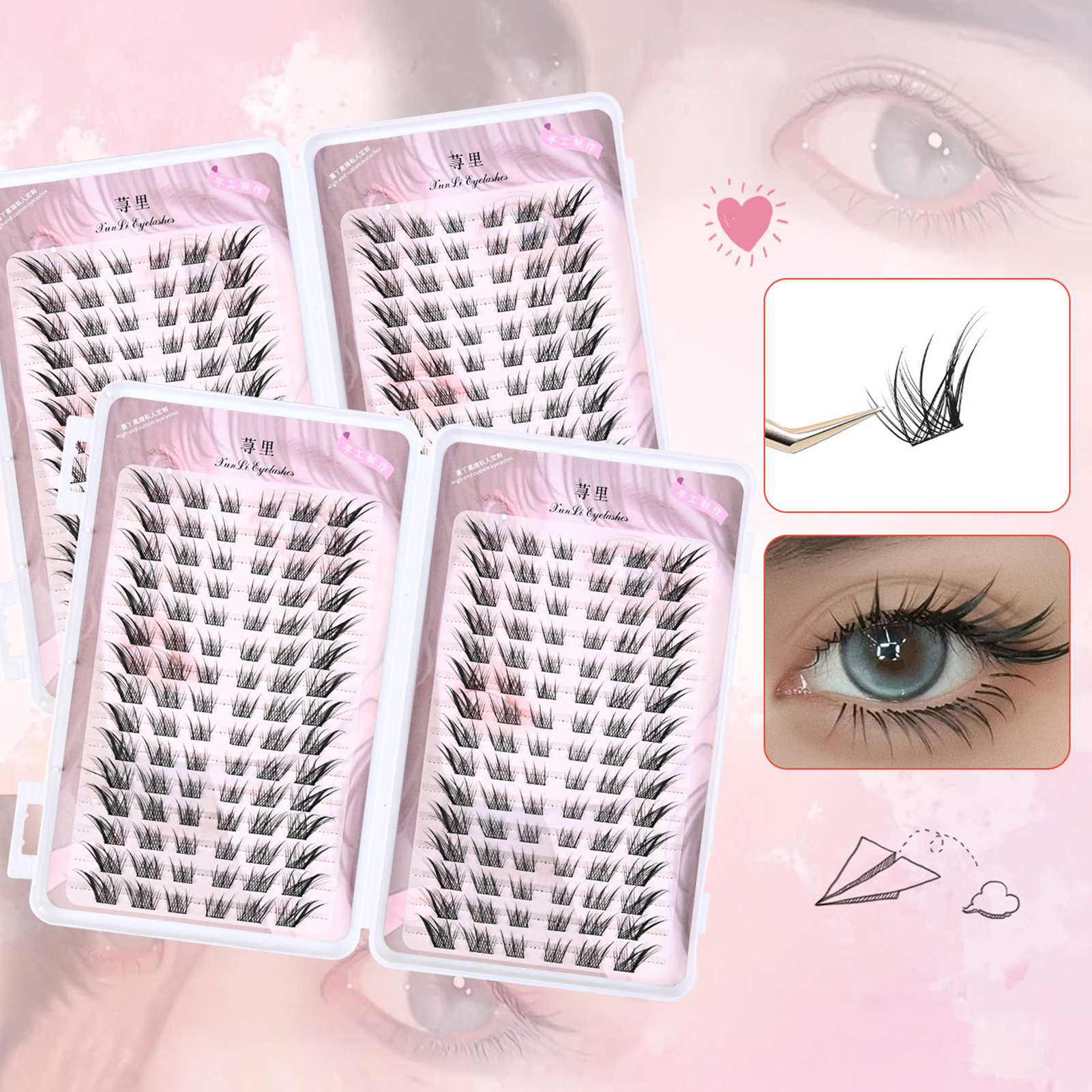 30rows 3D Wispy Fluffy Fake Ey - огляд і ціна Eyelash Extension Supernatural