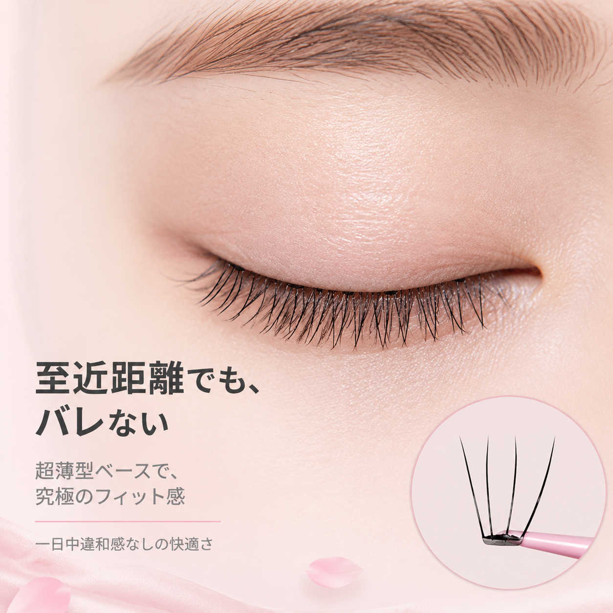 Redpurorag Glue-Free A-Shape F - огляд і ціна Eyelash Extension Natural