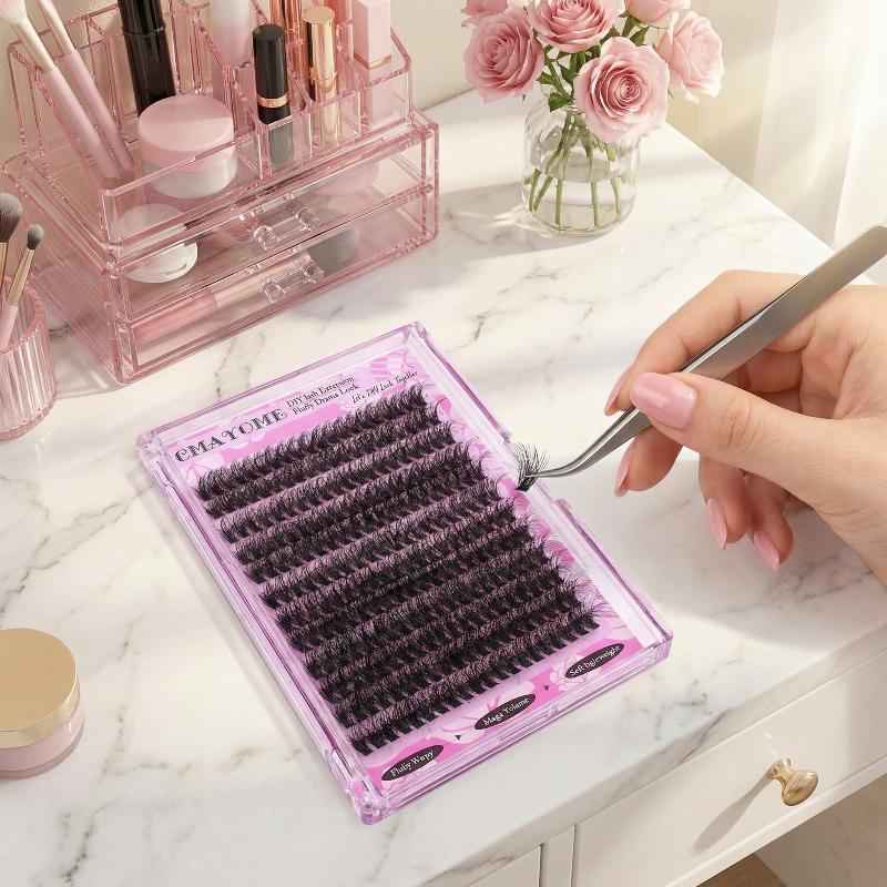 Wispy D Curl Cluster Lashes 14 - огляд і ціна Eyelash Extension Natural