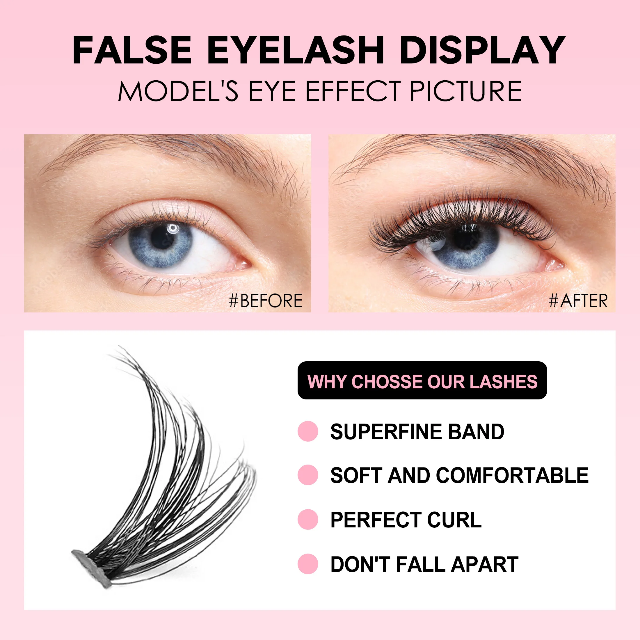 DIY Lashes Extension Kit Eyela - огляд і ціна Eyelash Extension Equipment