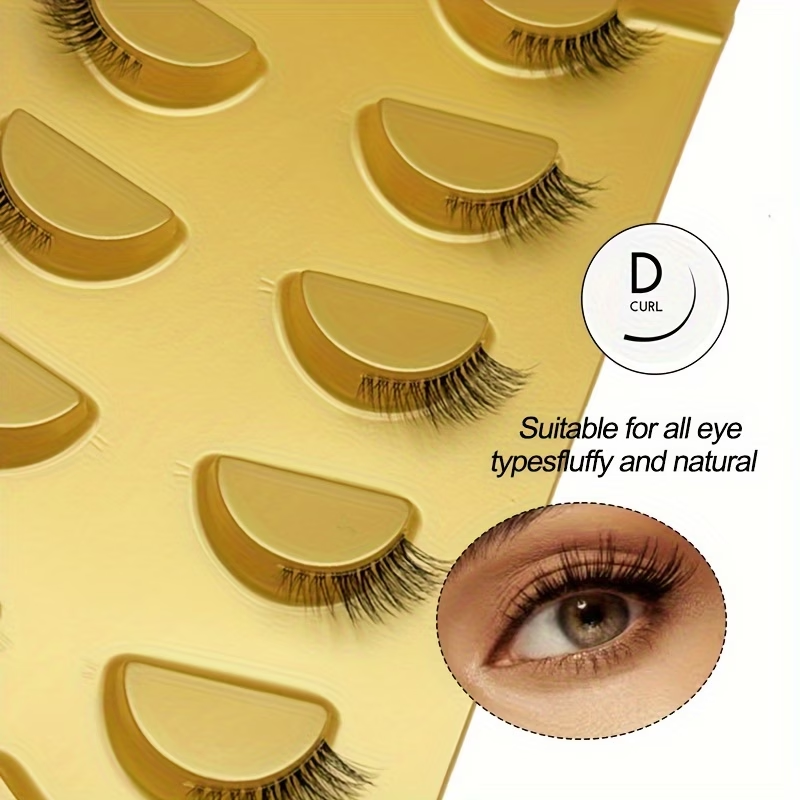5 Pairs of Natural Half-Eye Ca - огляд і ціна Eyelash Extension Cat Eye