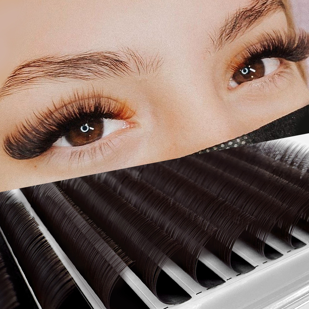 ABONNIE Brown Ellipse Flat Eye - огляд і ціна Eyelash Extension Supernatural