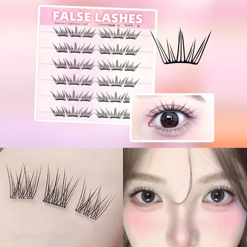 6 Rows Dense Natural False Eye - огляд і ціна Eyelash Extension Natural