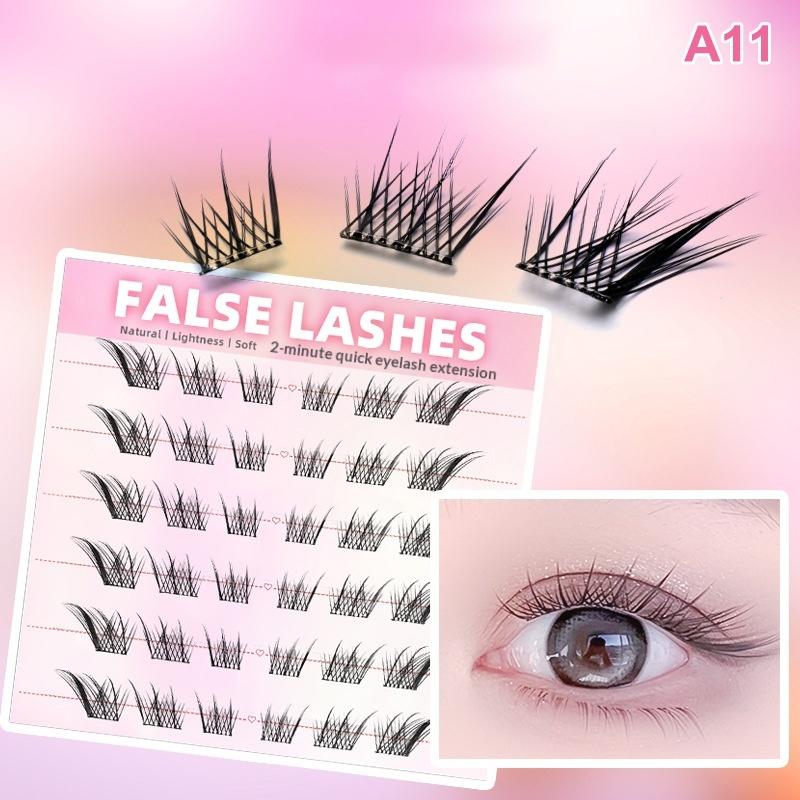 6 Rows Dense Natural False Eye - огляд і ціна Eyelash Extension Natural