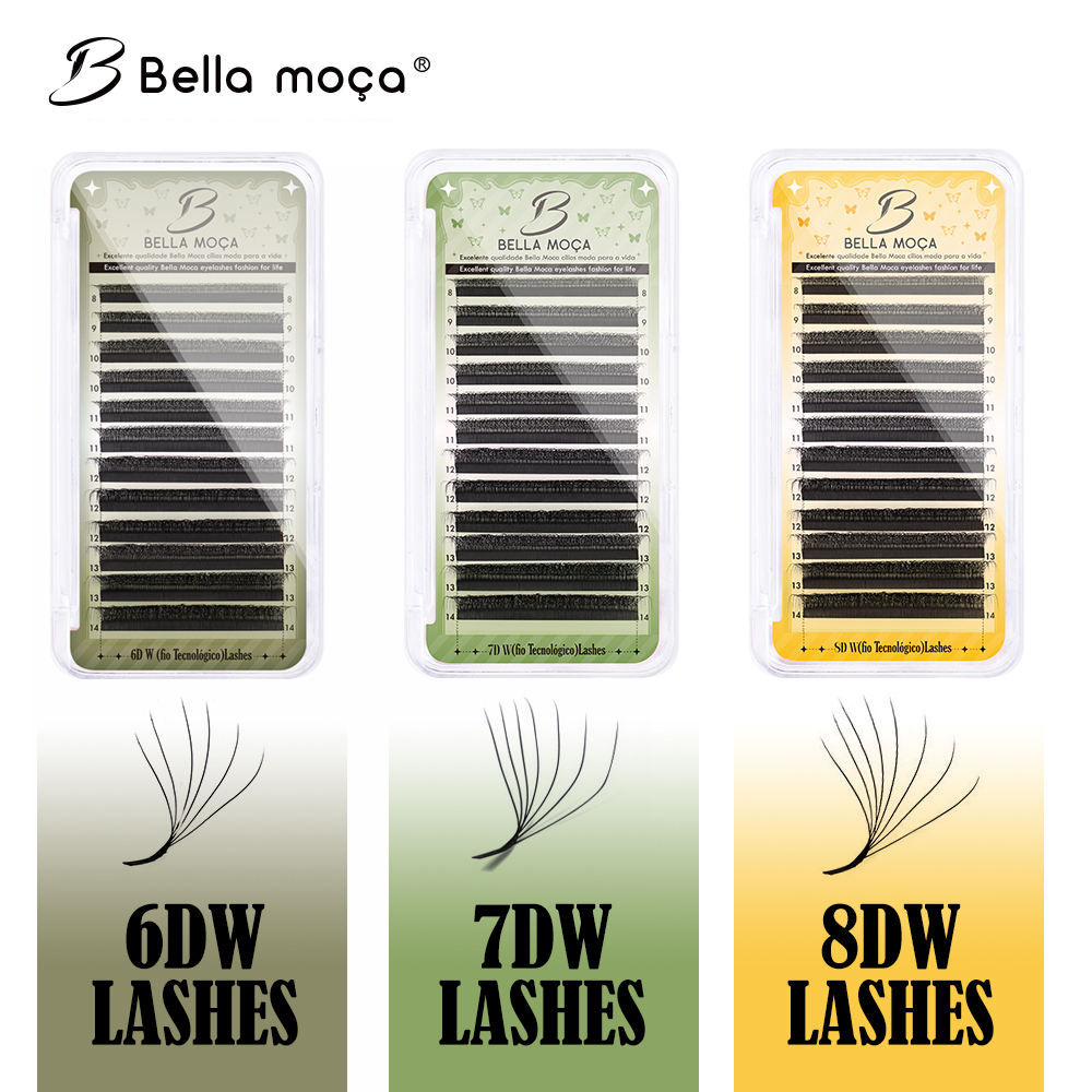 Bella moça 6D/7D/8D W Lash Ext - огляд і ціна Eyelash Extension Supernatural