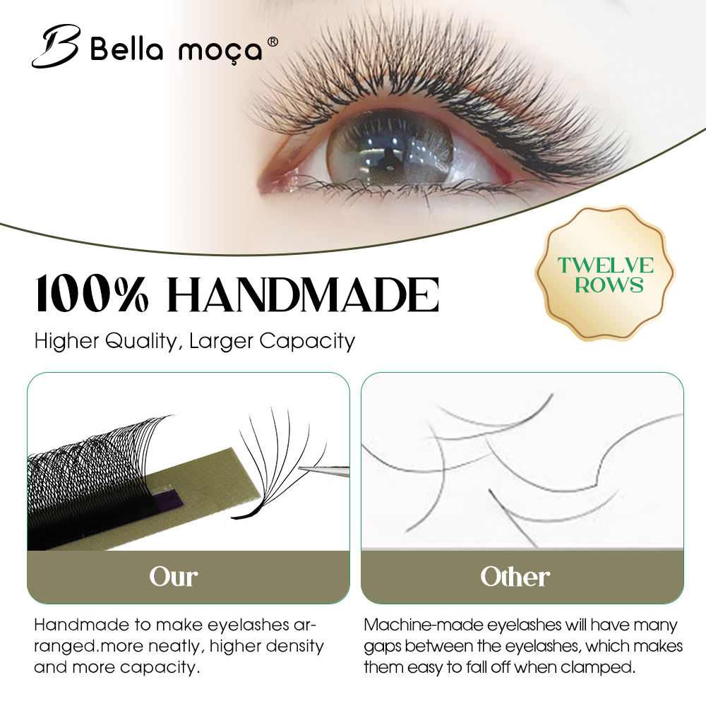 Bella moça 6D/7D/8D W Lash Ext - огляд і ціна Eyelash Extension Supernatural